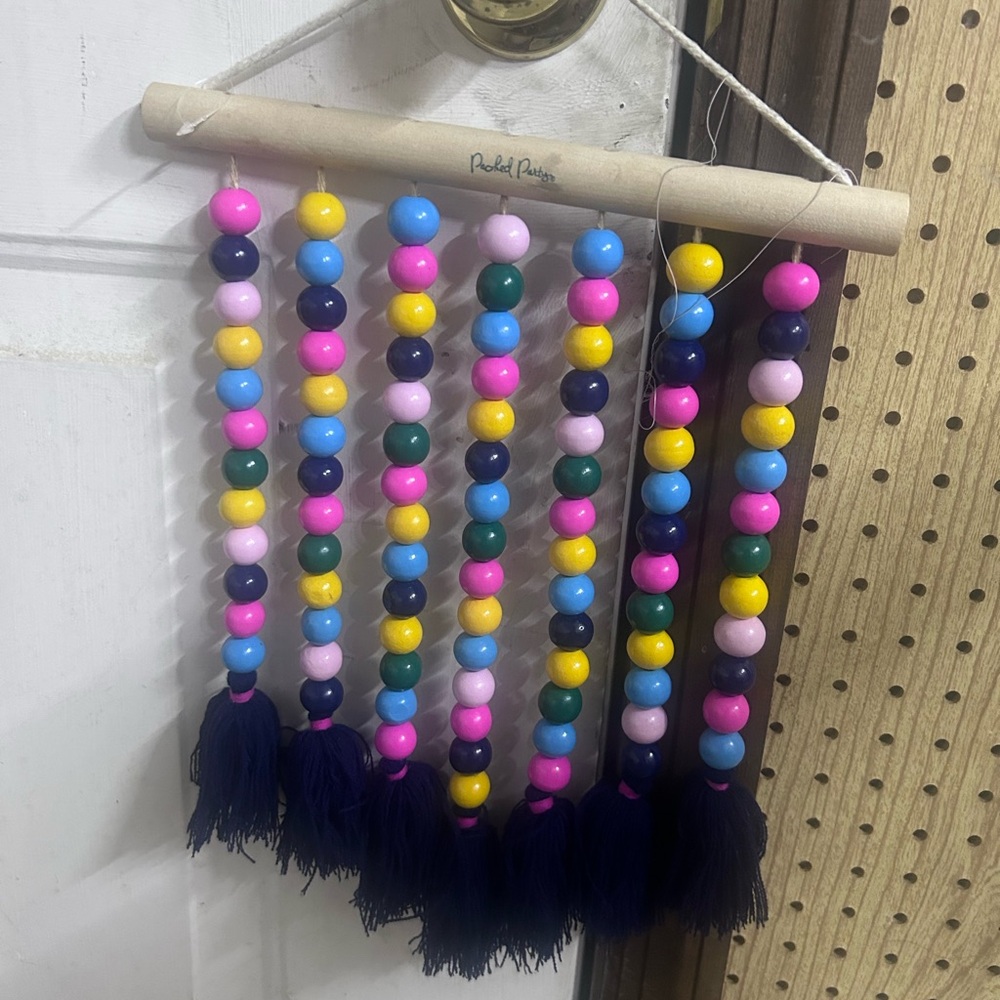 Rachel Perry beaded decor and 2 piece pictures